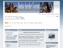 Tablet Screenshot of duitseherderforum.com